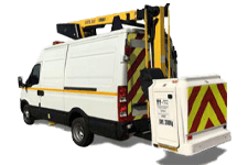 Car Hire Cumbernauld - 12.5M Cherry Picker 3.5T - Van hire Cumbernauld