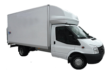 Car Hire Cumbernauld - Ford Luton 3.5 ton Tail Box Lift Truck - Truck hire Cumbernauld
