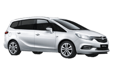 Car Hire Cumbernauld - Vauxhall Zafira 7-Seater - Minibus hire Cumbernauld